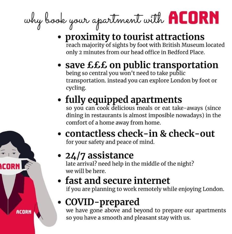 Acorn - Gower Street Apartments Londra Esterno foto